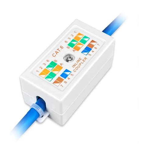 ethernet multiple junction box coupler|ethernet inline couplers.